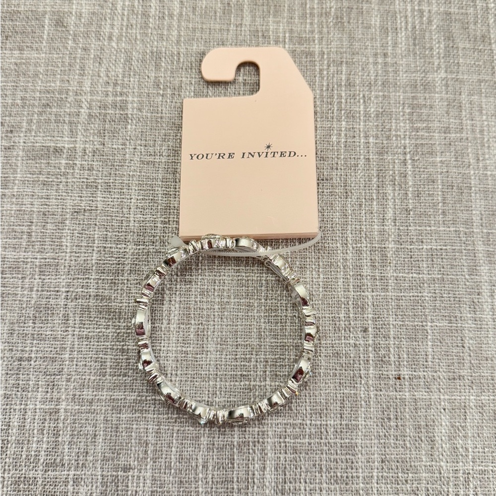 NWT You’re Invited Elegant Silver Fashion Bracelet OSFA